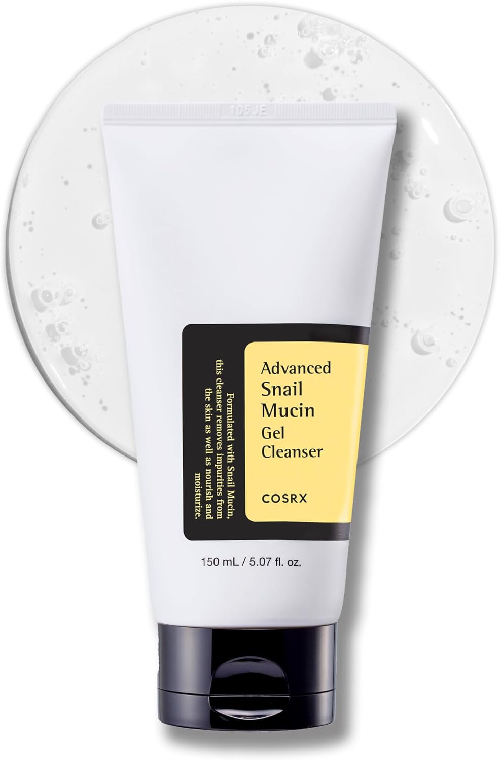 Cosrx Advanced Snail Mucin Gel Cleanser 150ml For Gentle Cleansing, Hydration & Barrier Care