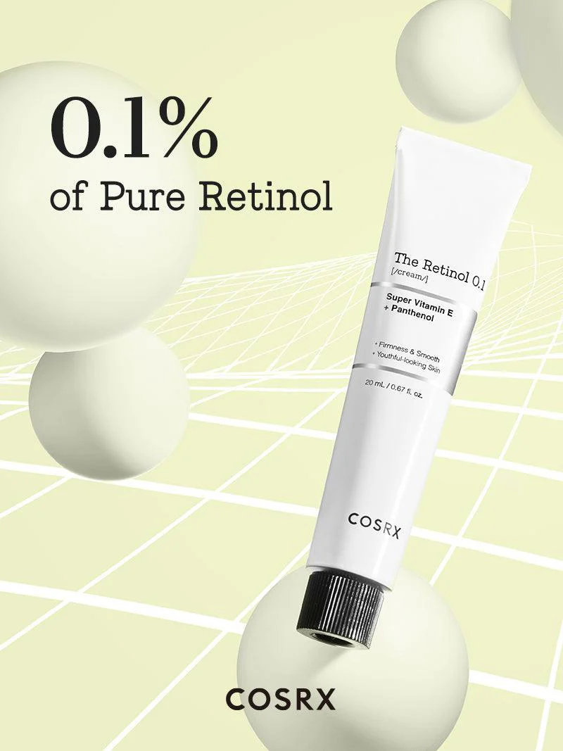 Cosrx The Retinol 0.1 Cream 20ml For Anti-aging, Wrinkle Care & Skin Renewal