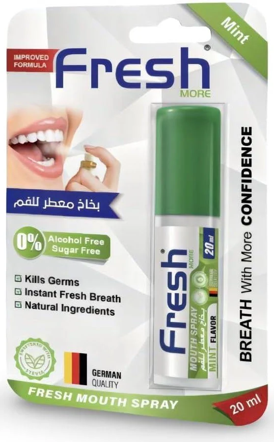 Fresh Mouth Spray Mint 20ml Card Pack – Long-lasting Fresh Breath