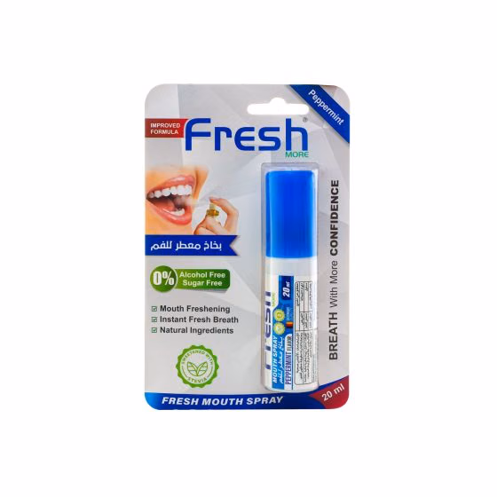 Fresh Mouth Spray Peppermint 20ml Card Pack – Long-lasting Fresh Breath