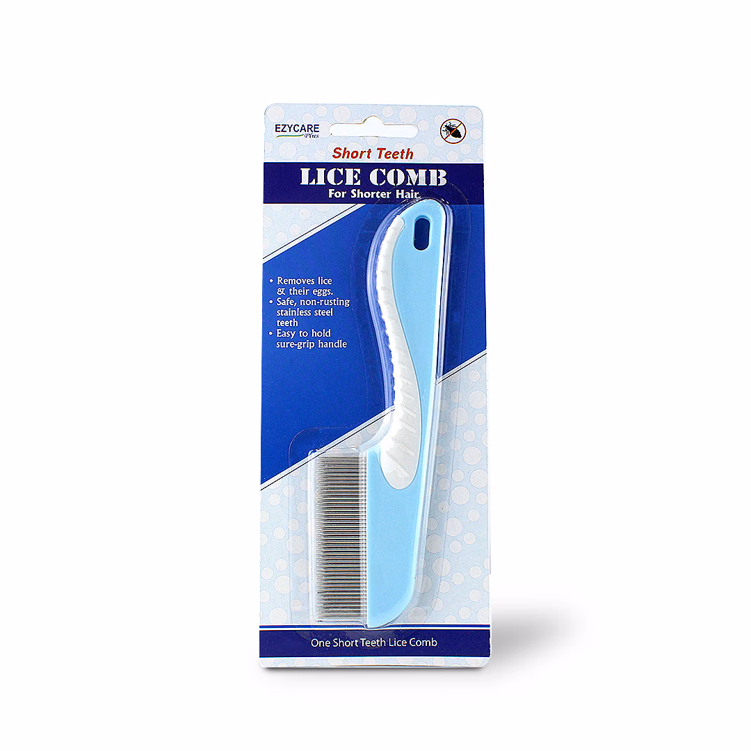 Ezycare Lice Comb Short Teeth For Head Lice Removal 18330