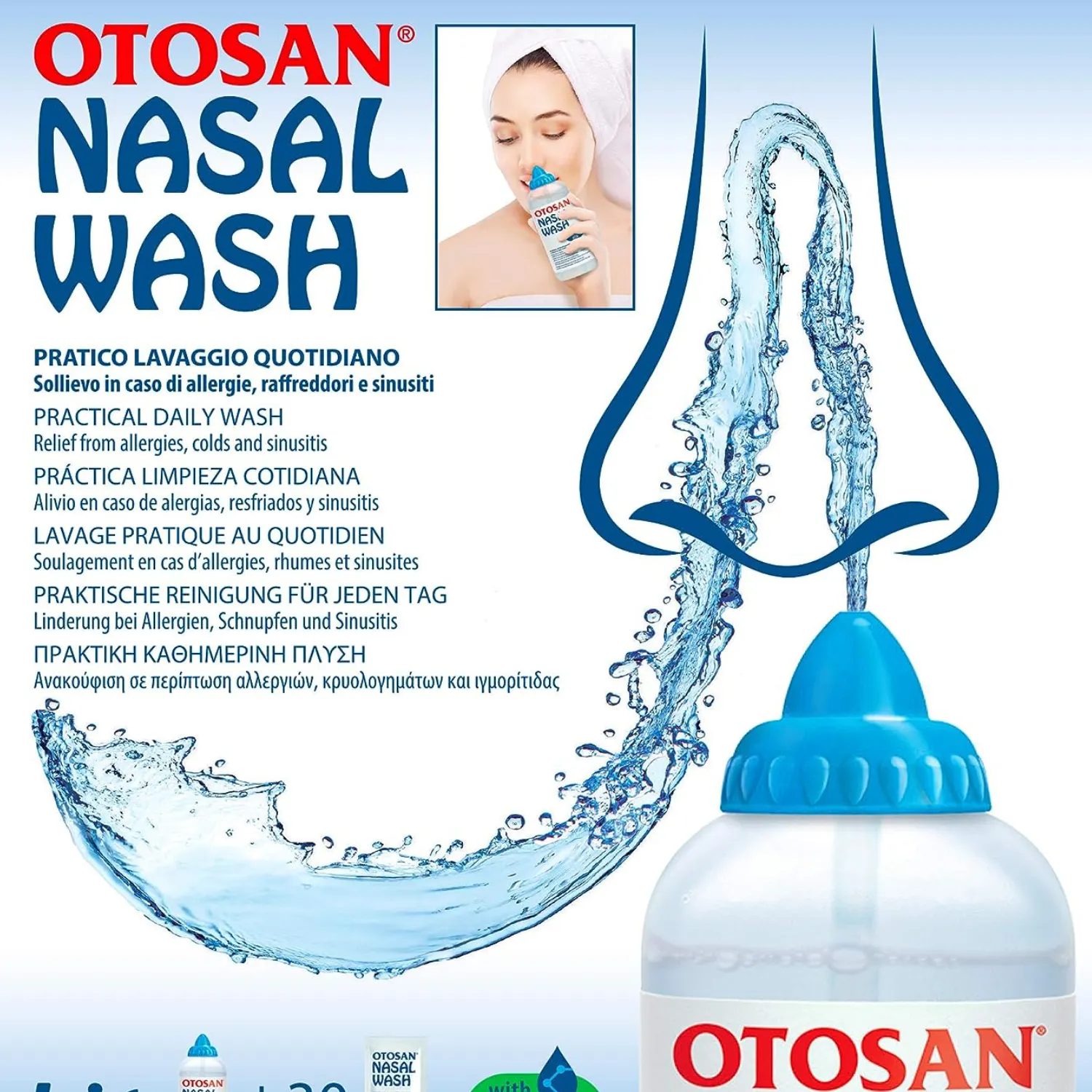 Otosan Nasal Wash Spray With Kit