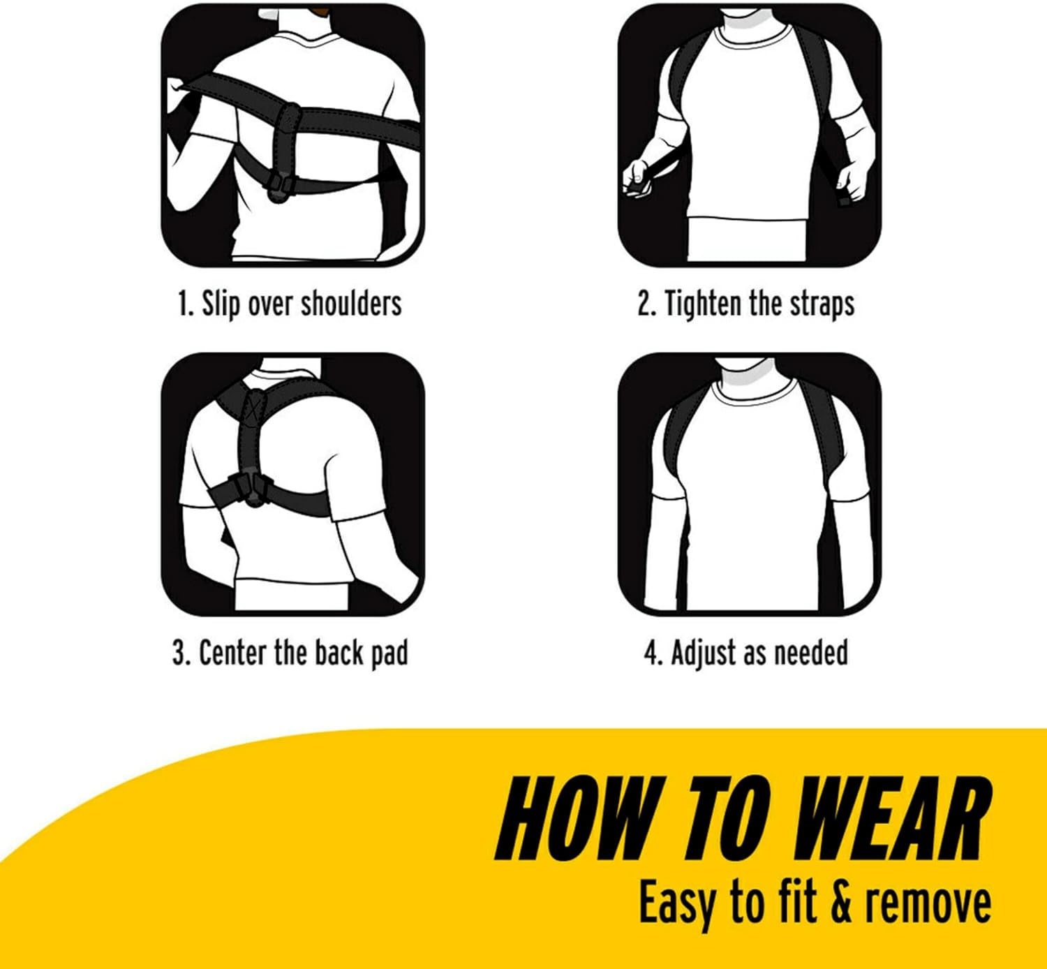 Futuro Posture Correction Adjustable Brace