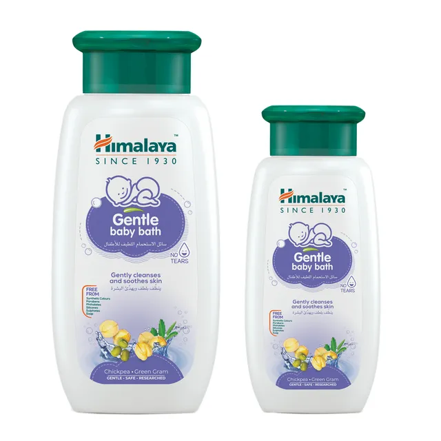 Himalaya Gentle Baby Bath 400 Ml + 200 Ml (bundle)