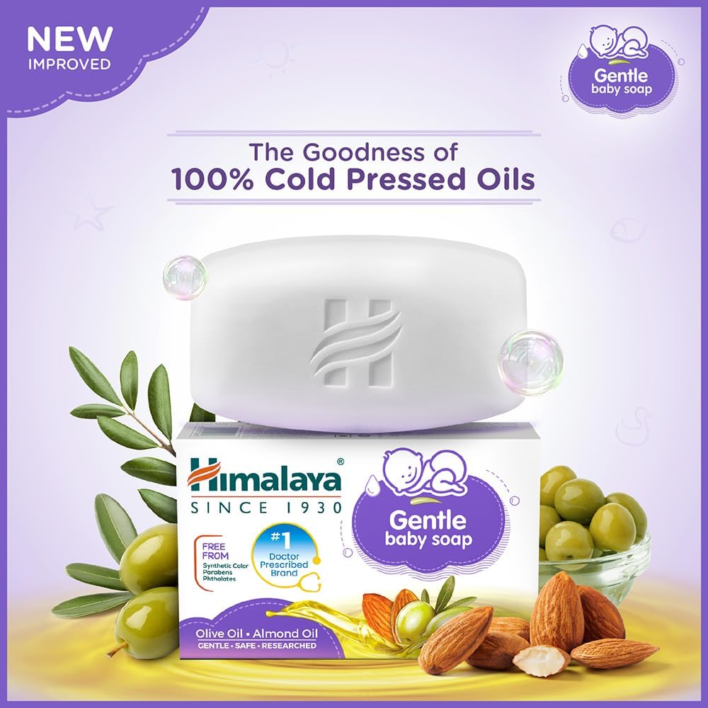 Himalaya Gentle Baby Soap With Almond 125 G