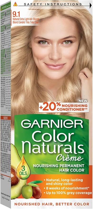 Garnier Color Naturals 9.1 Extra Light Ash Blonde Hair Color