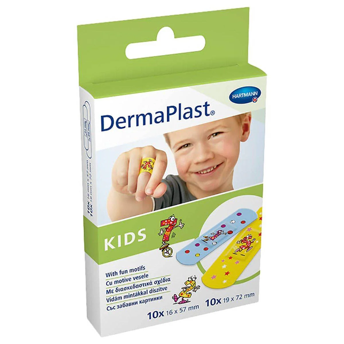 Dermaplast Kids Assorted Adhesive Plasters 20 Pieces For Minor Cuts & Scrapes