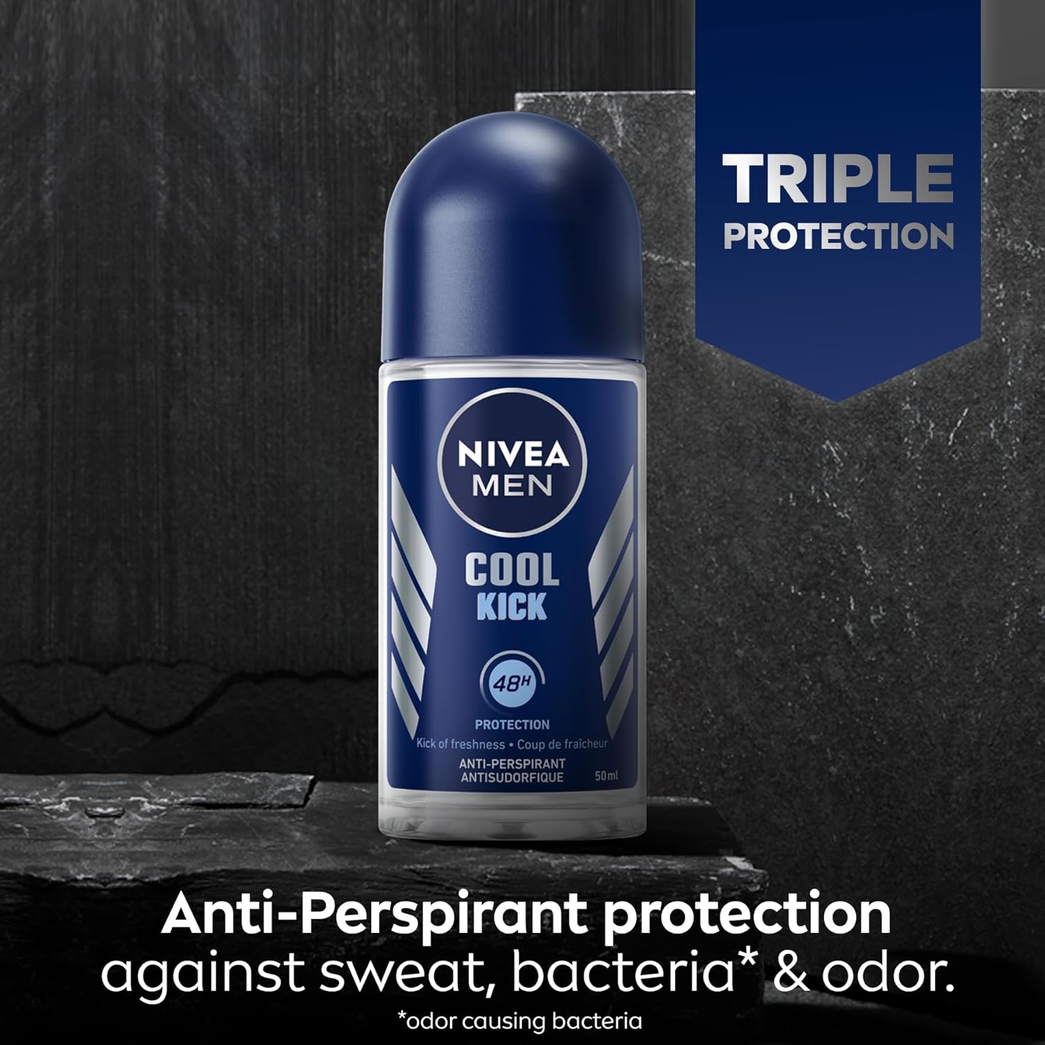 Nivea Men Cool Impact Deodorant Roll-on 50ml