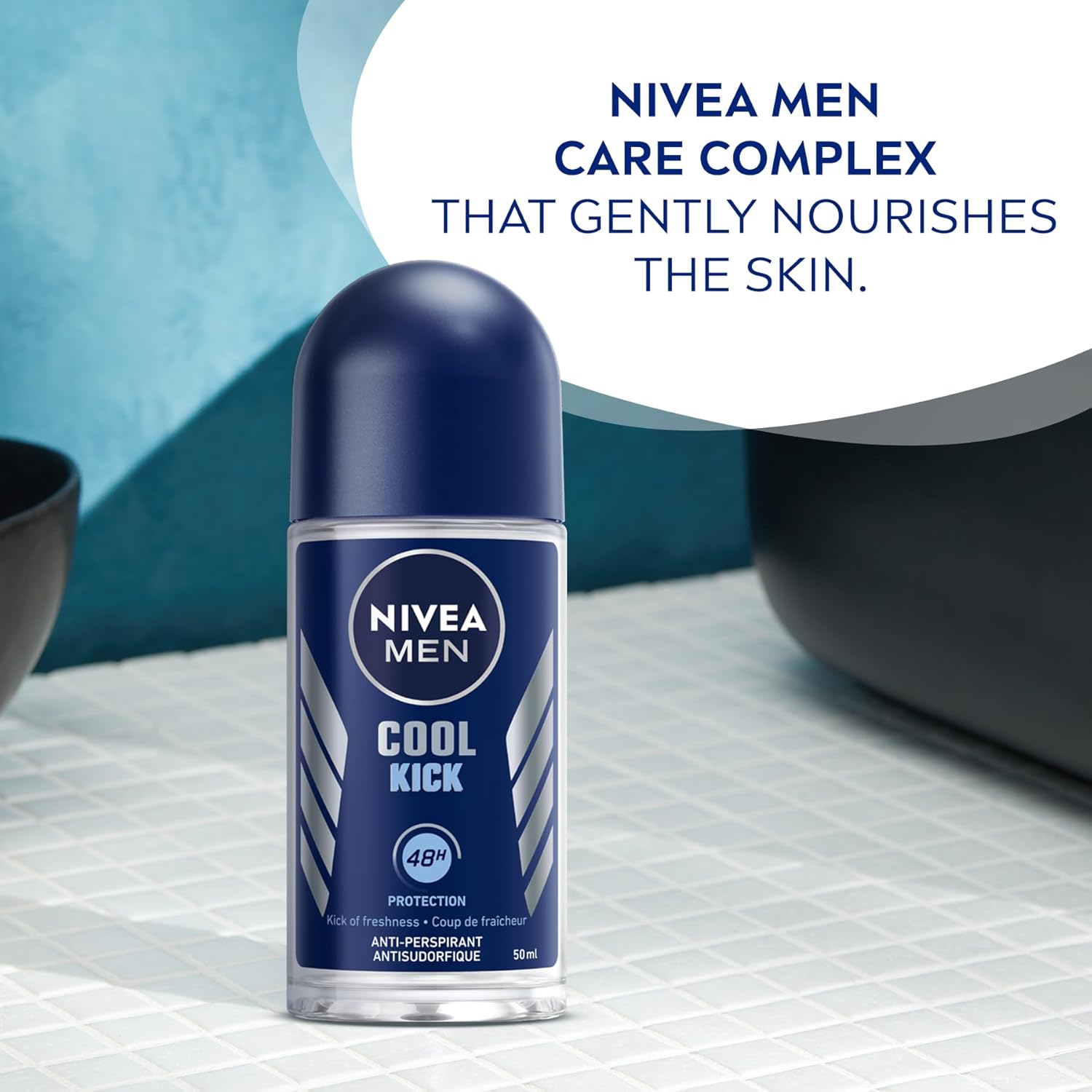 Nivea Men Cool Impact Deodorant Roll-on 50ml