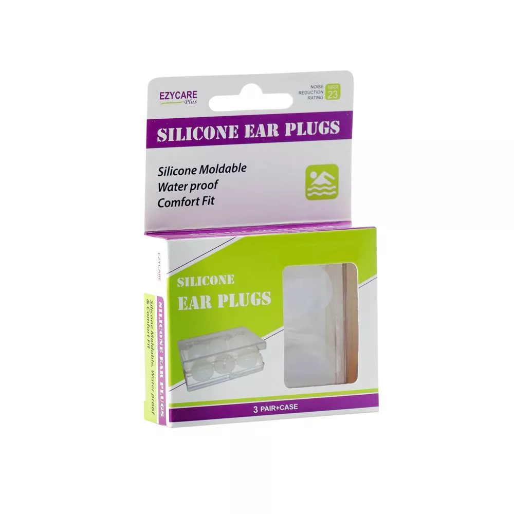 Ezycare Seal-Rite Silicone Ear Plugs 10103