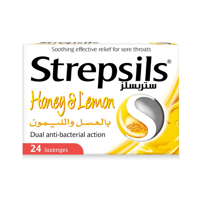Strepsils Extra Honey & Lemon Lozenges 24's