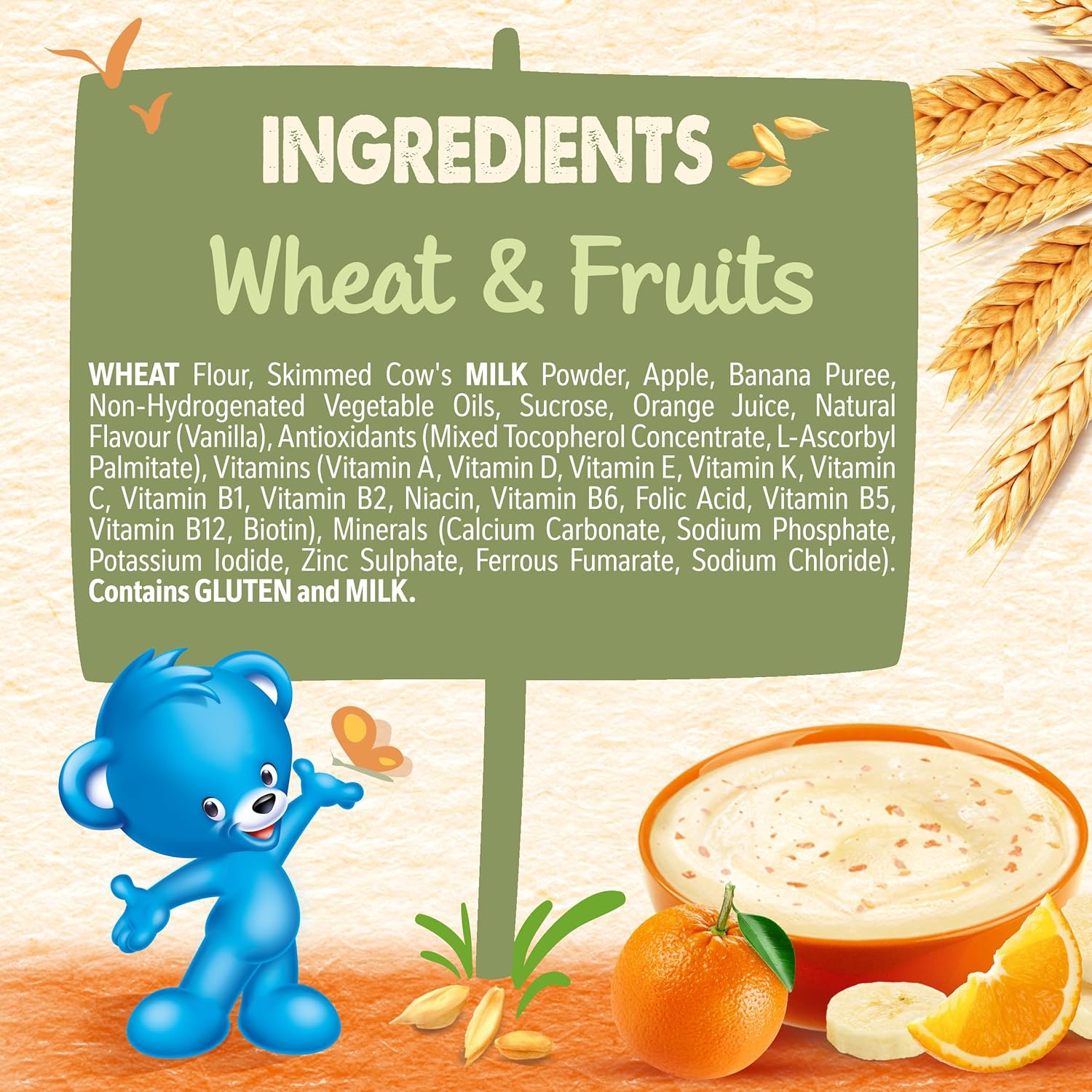 Nestle Cerelac Wheat & Fruit Weaning Cereal 400g