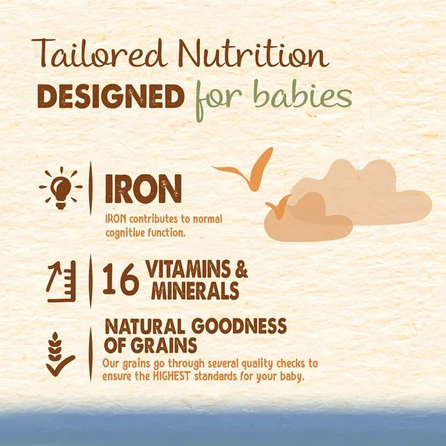 Cerelac Wheat Infant Cereal Zero Sugar 400g With Iron & Essential Vitamins For Baby Nutrition