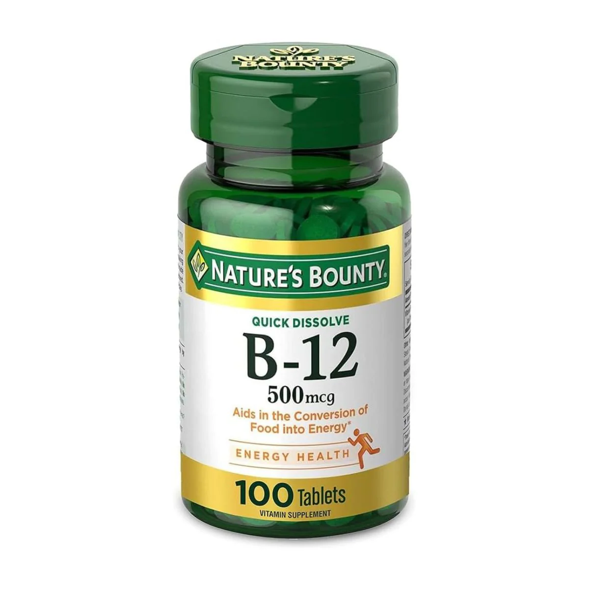 Nature’s Bounty Vitamin B-12 Sublingual 500 Mcg