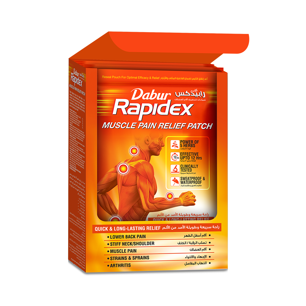 Dabur Rapidex Pain Relief Patches 10's