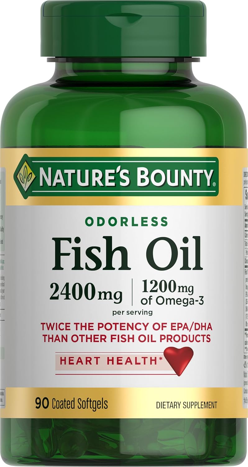 Nature's Bounty Fish Oil 2400mg (1200mg Omega-3)