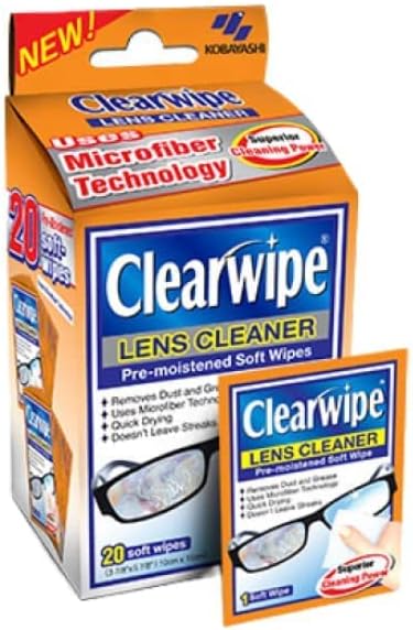Clear Wipe Lens Cleaner For Eyeglasses & Lenses 12.5ml
