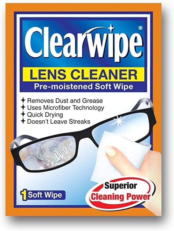 Clear Wipe Lens Cleaner For Eyeglasses & Lenses 12.5ml