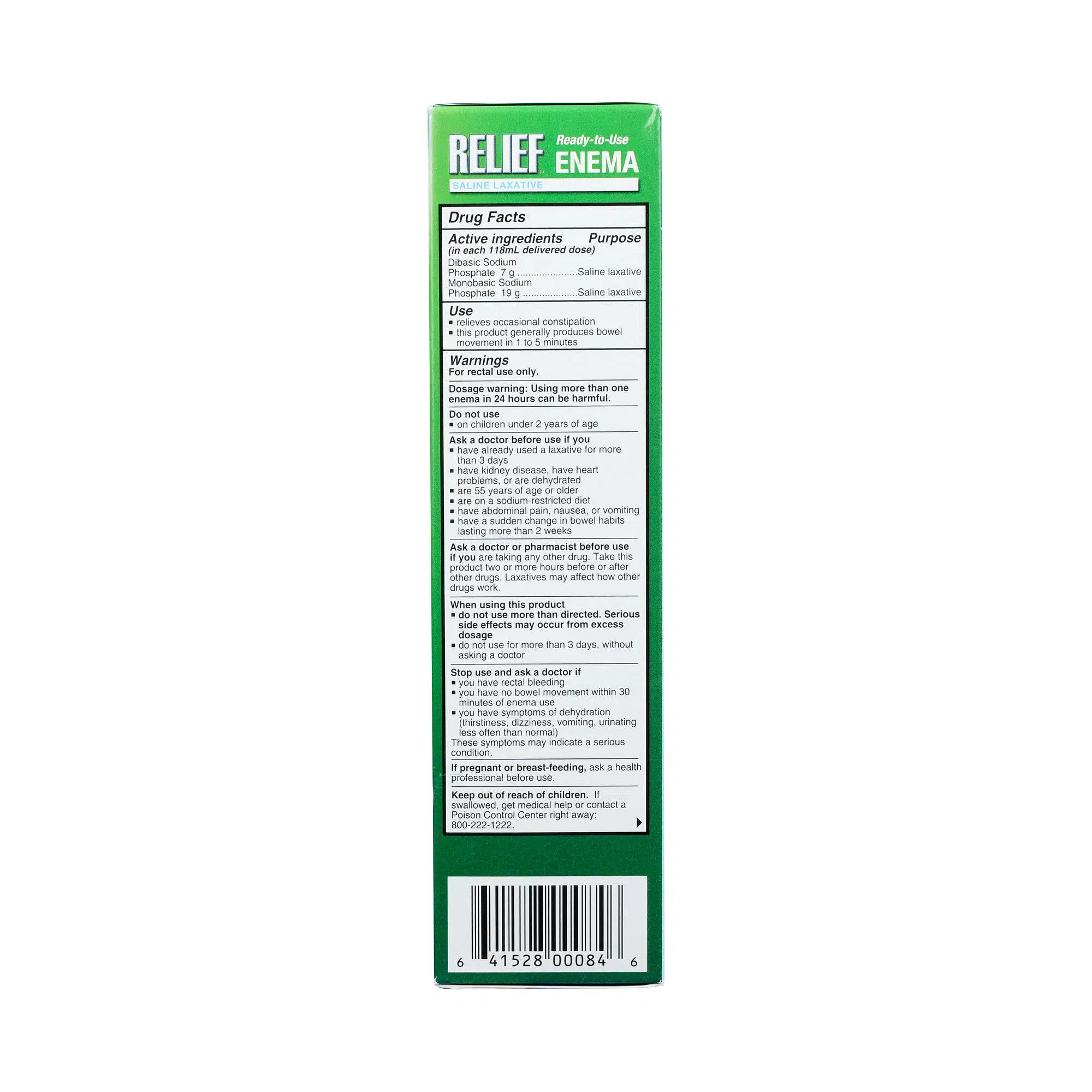 Relief Saline Enema 133ml