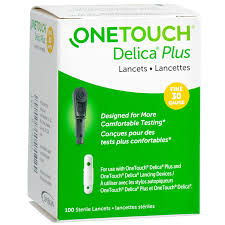 Onetouch Delica Lancets For Blood Glucose Testing 50's