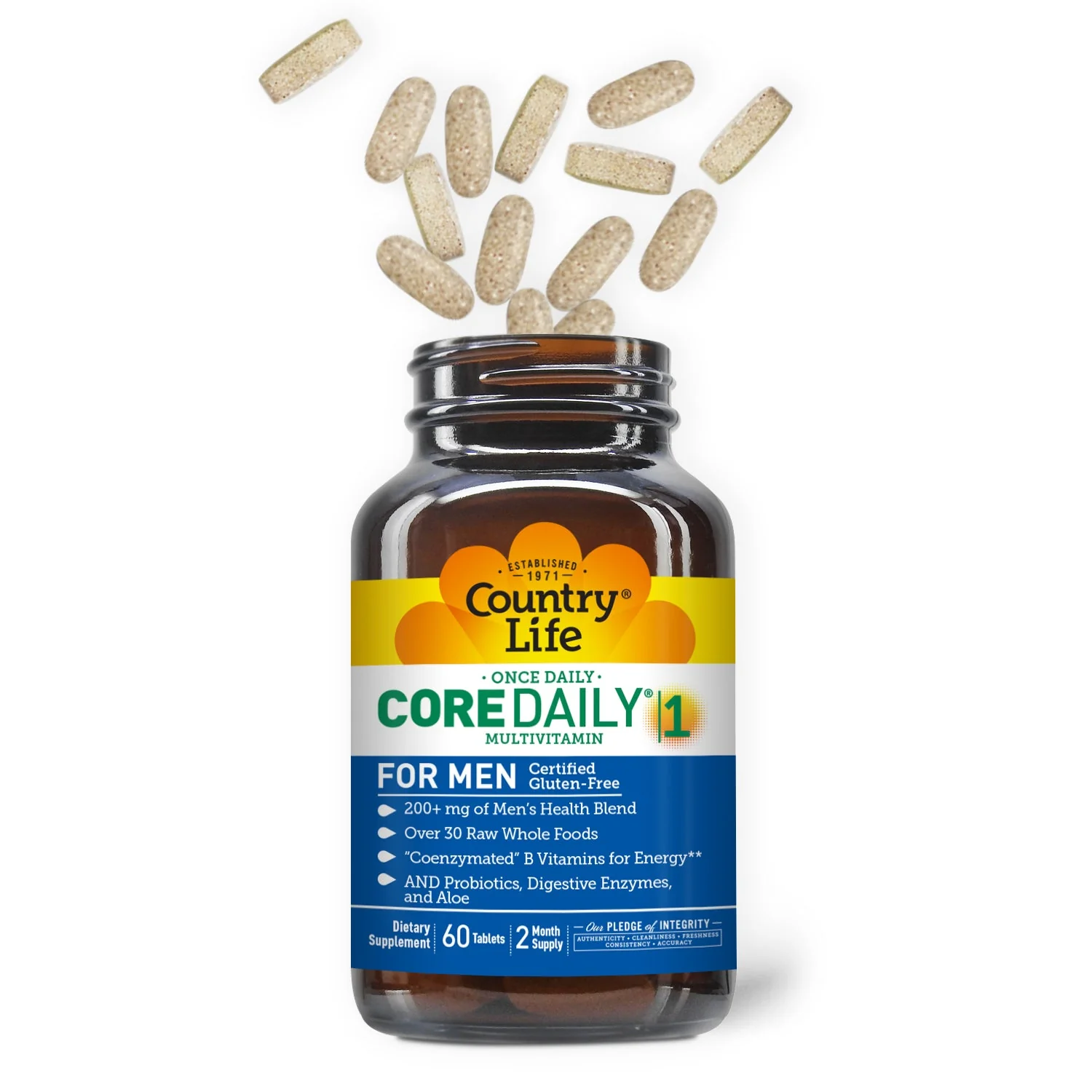 Country Life Core Daily-1 Men Tablets 60's For Complete Daily Nutrition & Men's Health