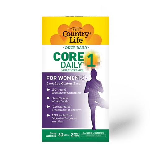 Country Life Core Daily-1 Women 50+ Tablets 60's For Complete Daily Nutrition & Healthy Aging