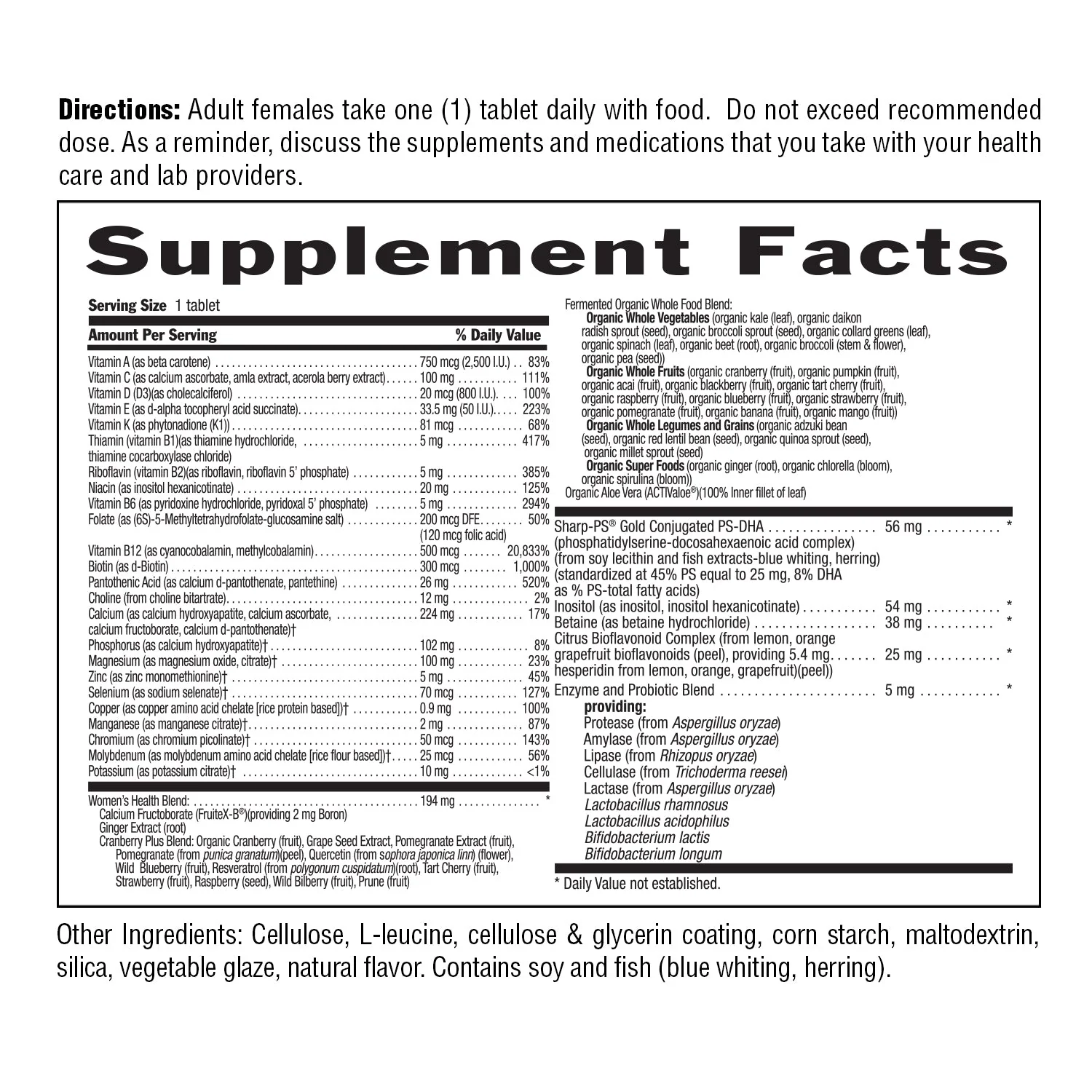 Country Life Core Daily-1 Women 50+ Tablets 60's For Complete Daily Nutrition & Healthy Aging