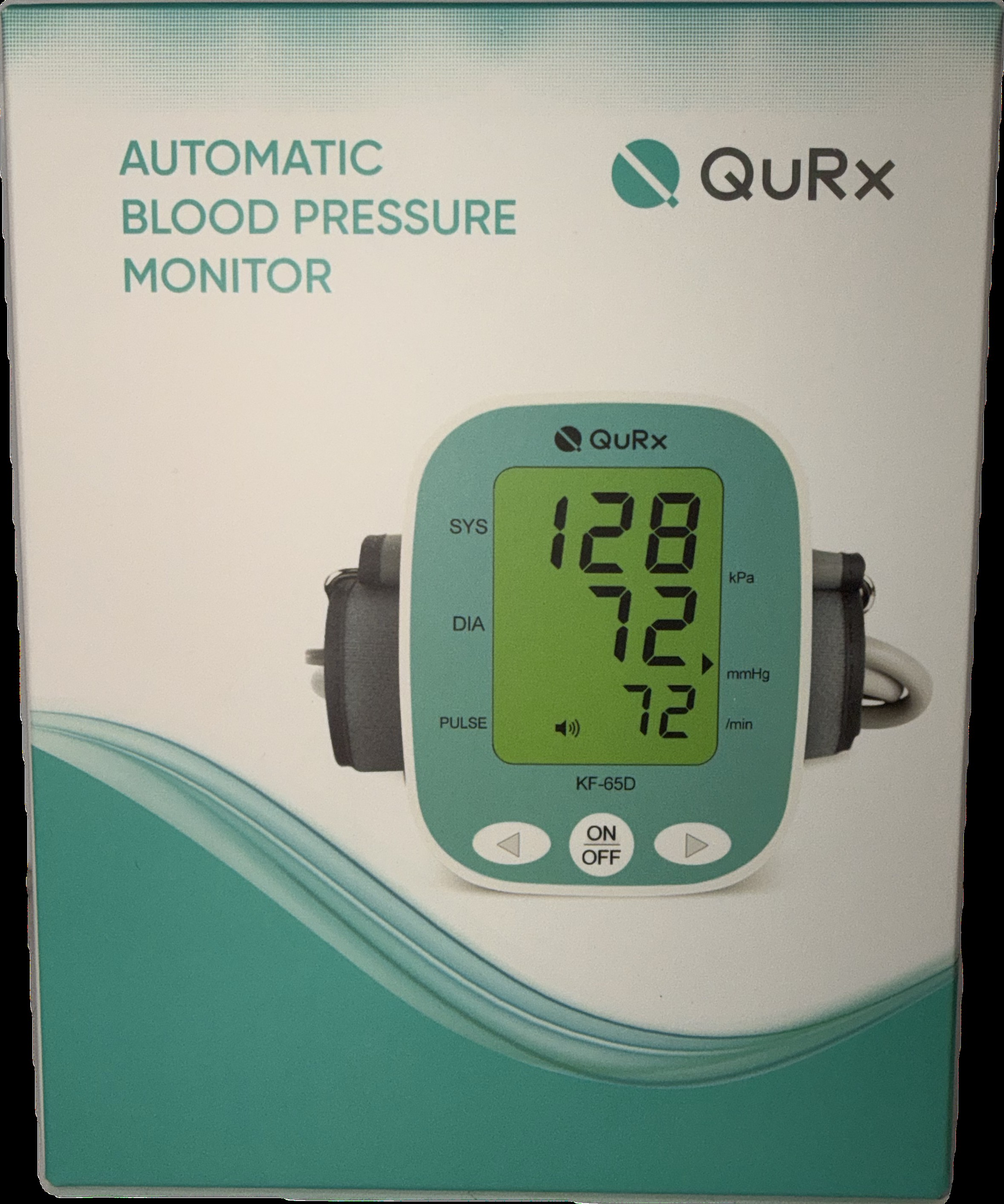 QURX Automatic Blood Pressure Monitor KF-65D for Accurate Blood Pressure & Pulse Monitoring