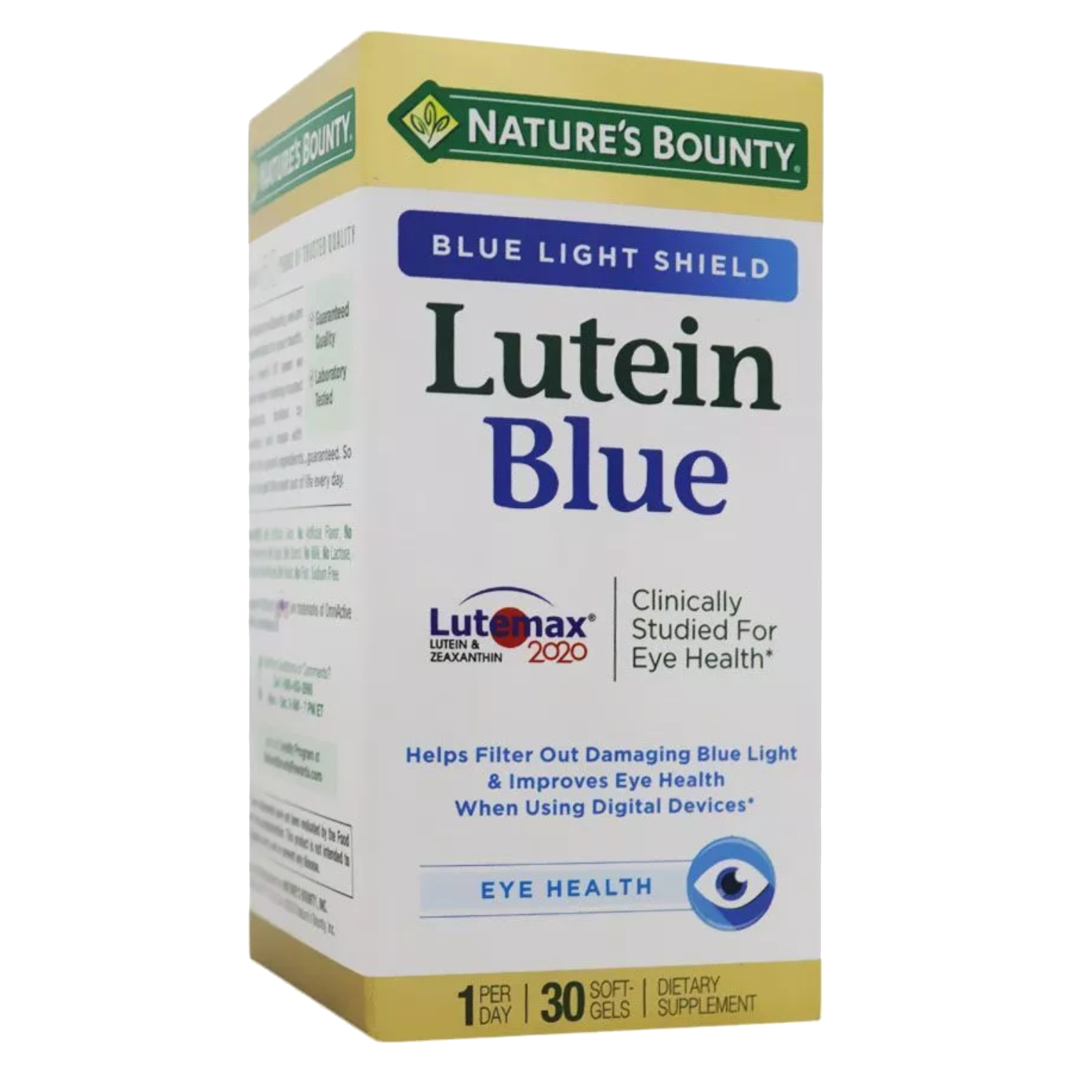 Nature's Bounty Lutein Blue Capsules For Eye Health Support 30's