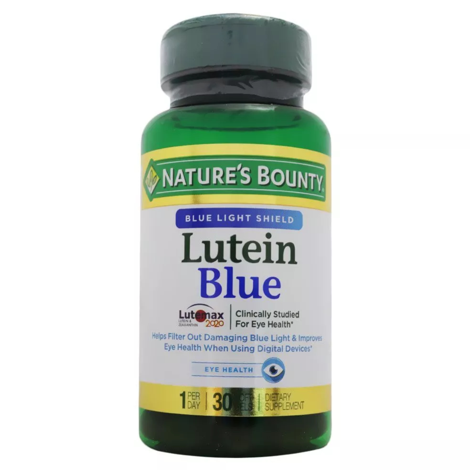 Nature's Bounty Lutein Blue Capsules For Eye Health Support 30's