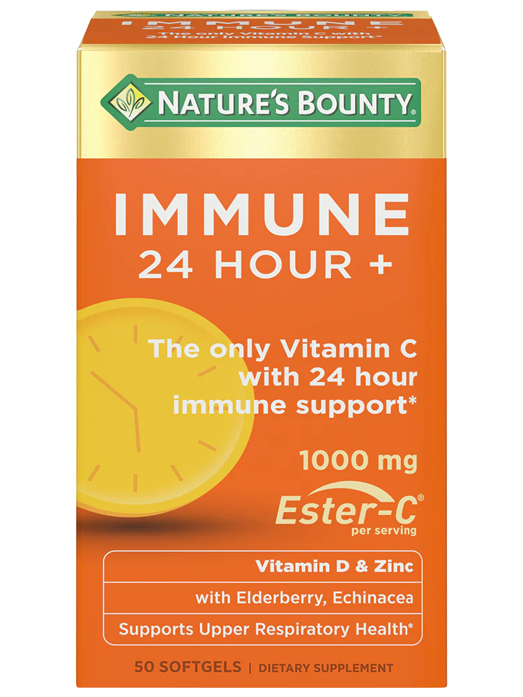 Nature's Bounty Immune 24hr+ Tablets For Immune Support 50's