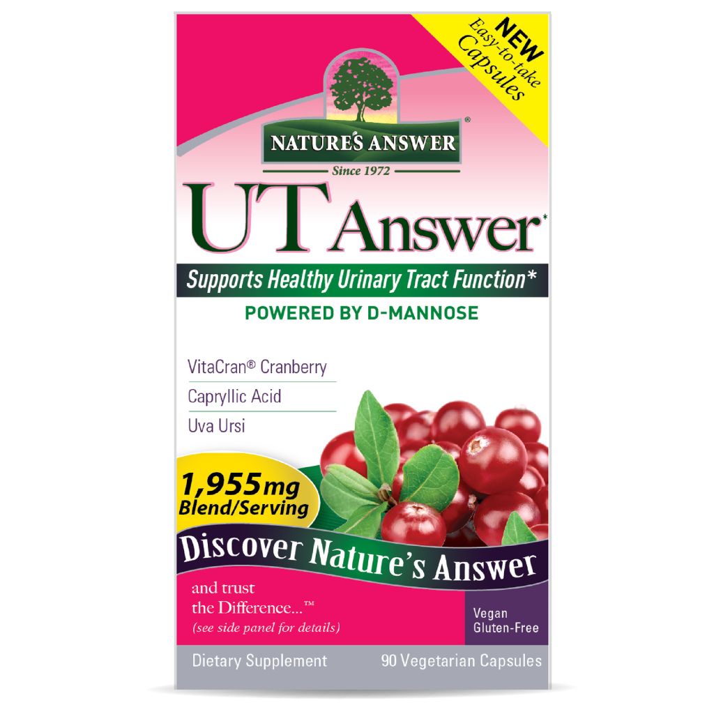 Nature's Answer Ut Answer 1955mg Veg Capsules 90's For Urinary Tract & Bladder Health