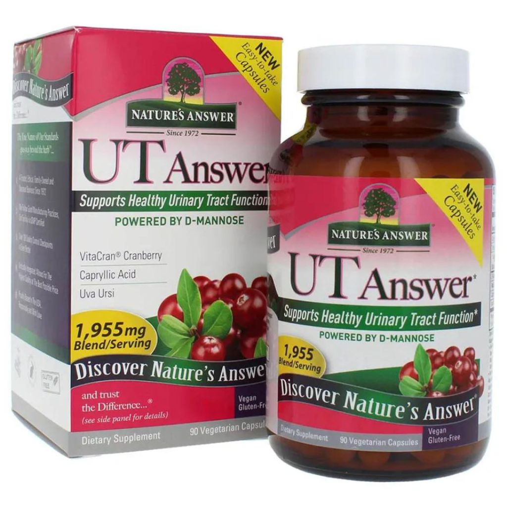 Nature's Answer Ut Answer 1955mg Veg Capsules 90's For Urinary Tract & Bladder Health