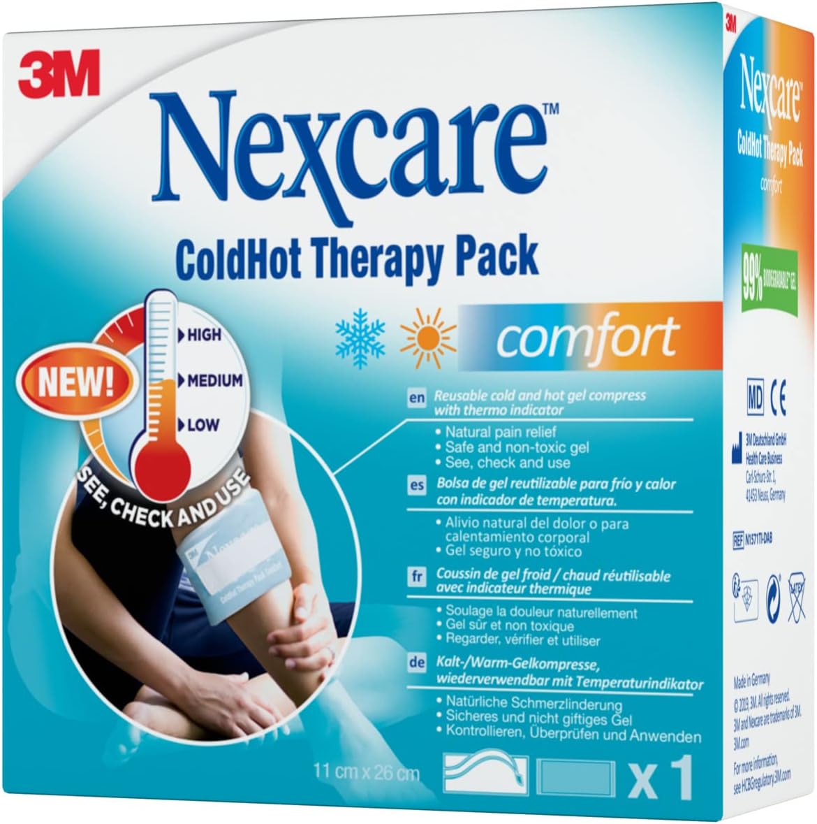 Nexcare Coldhot Comfort Pack With Temperature Indicator 11x26cm
