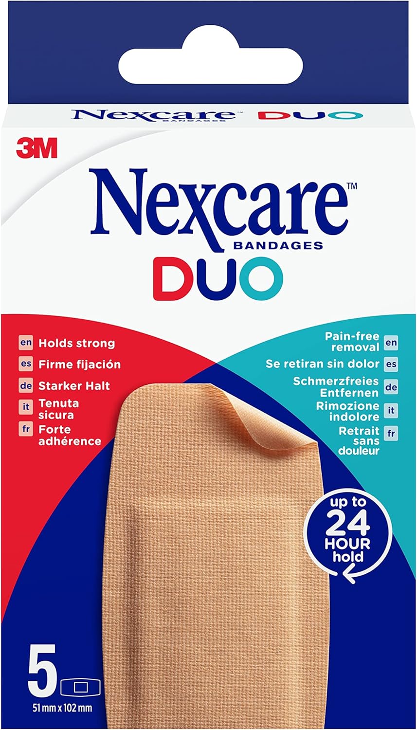 Nexcare Duo Plasters Maxi 51mm X 102mm