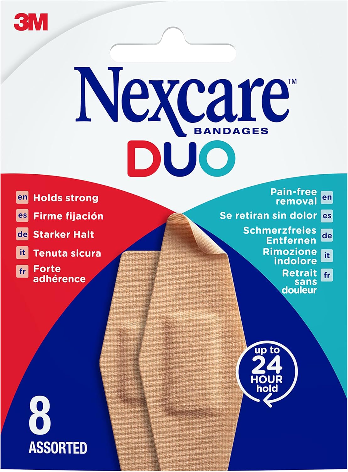 Nexcare Duo Plasters Assorted 8/pack