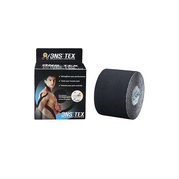 3ns Tex Sports Tape Black 5cm X 5m