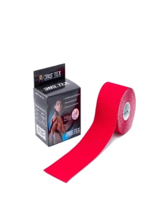3ns Tex Sports Tape Red 5cm X 5m