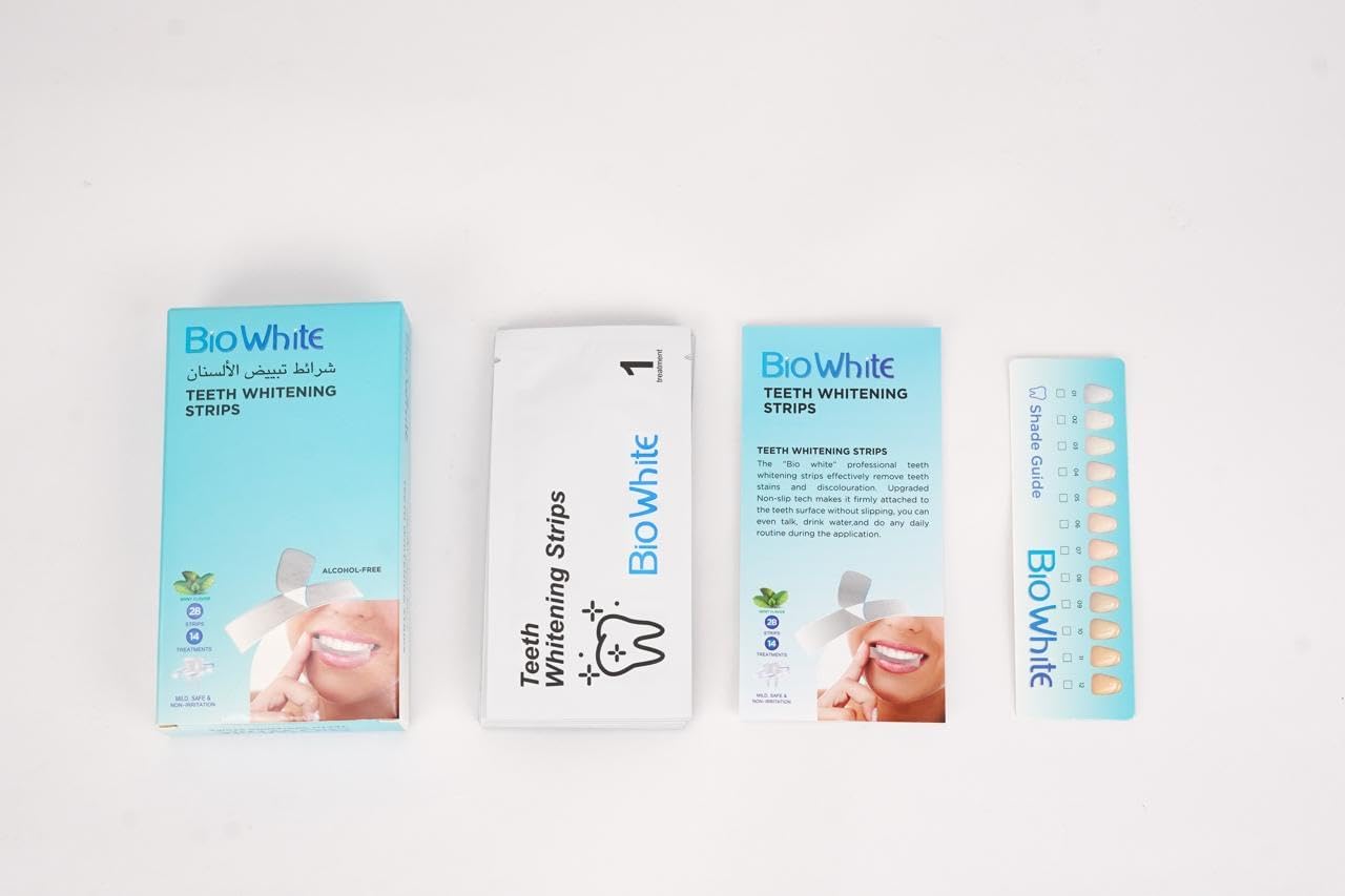 Biowhite Teeth Whitening Strips 28's (bw001)