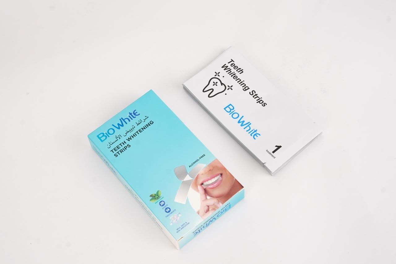 Biowhite Teeth Whitening Strips 28's (bw001)