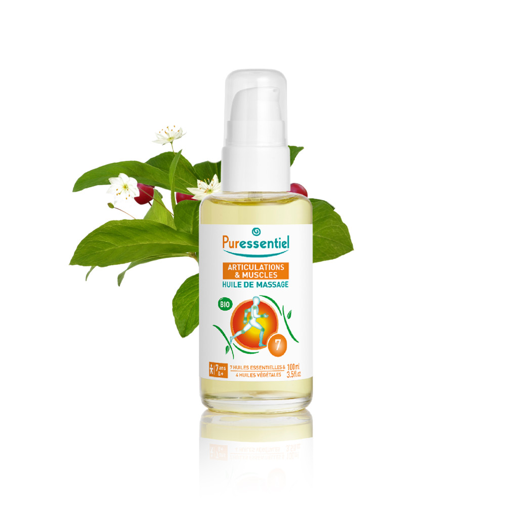 Puressent Muscle Relaxing Organic Massage Oil Arnica & Green Tea 10ml