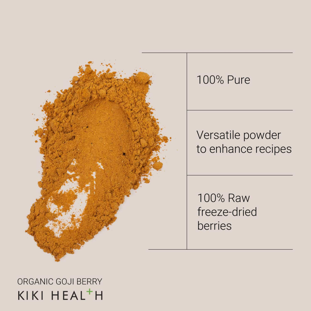 Kiki Health Organic Goji Berry Powder 70 G