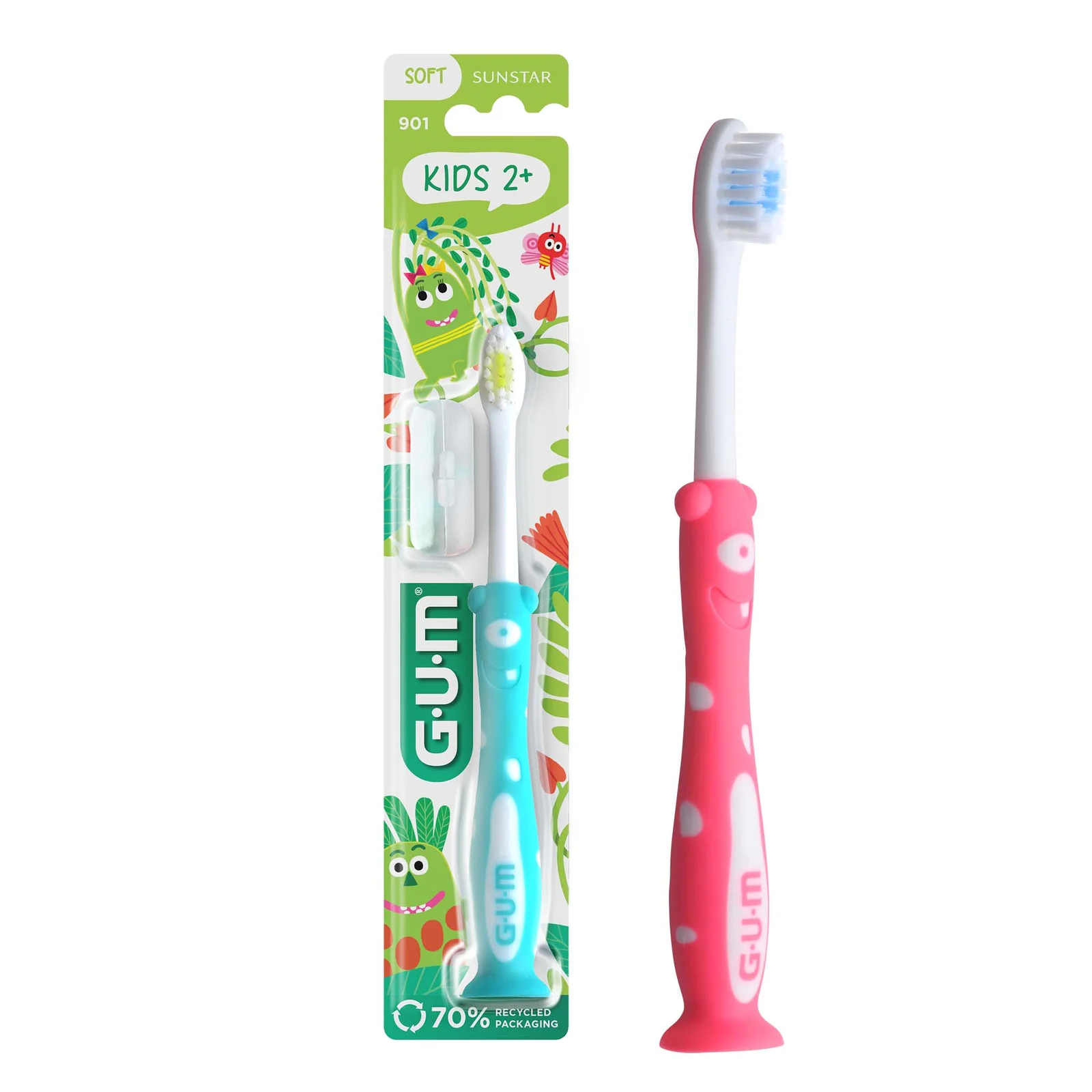 Gum Kids Soft Toothbrush 2+ – Gentle Cleaning For Children's Teeth & Gums