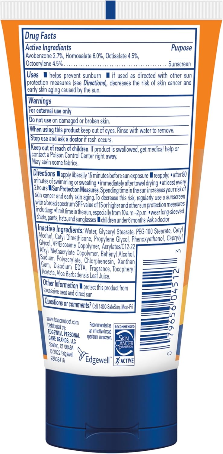Banana Boat Sport Ultra Clinically Proven Sunscreen Lotion Spf30 Pa++++ 90ml With Uva & Uvb Protection, Very Sweat & Water Resistant (1+1 Offer)