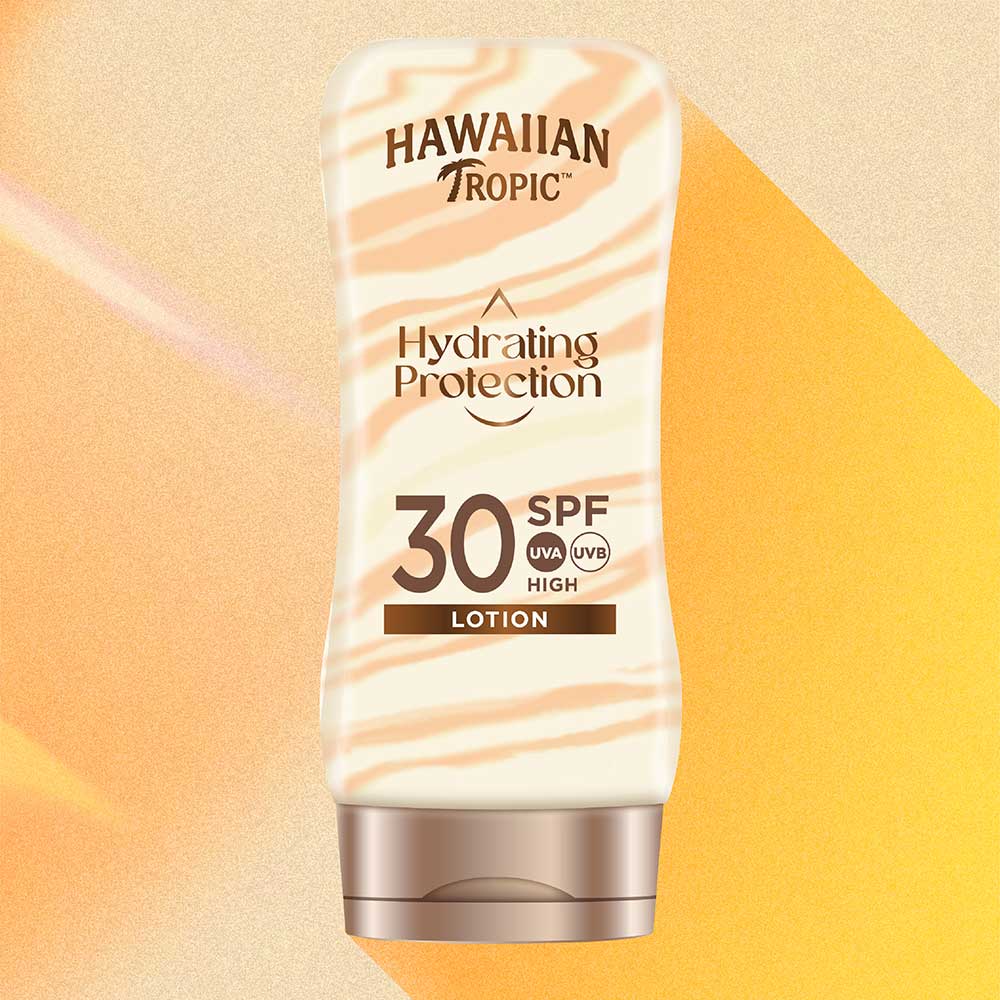 Hawaiian Tropic Hydrating Sunscreen Lotion Spf30 180ml For Broad Spectrum Uva & Uvb Protection