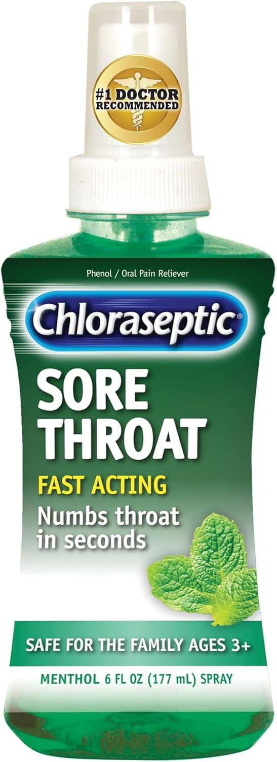 Chloraseptic Menthol Throat Spray 60ml