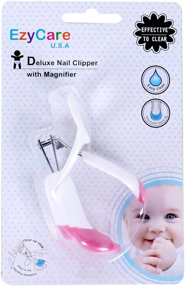 Ezycare Nail Clipper With Magnifier 11802 For Easy Nail Grooming