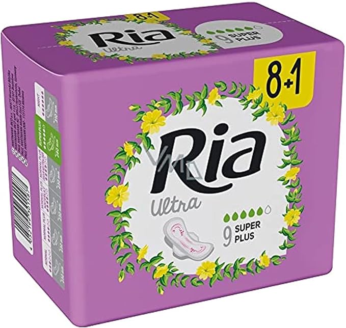 Hartmann Ria Ultra Sanitary Towels Super Plus (9 Pcs)