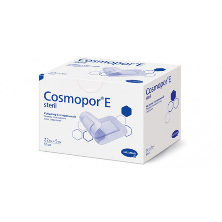 Hartmann Cosmopor E Sterile Adhesive Dressing Tape 7.2 X 5 Cm 50`S -Htc.900870A.A