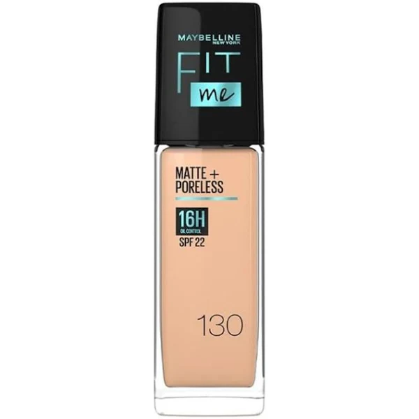 Maybelline Fit Me Matte + Poreless Foundation Spf15 - Shade 130 Natural Ivory